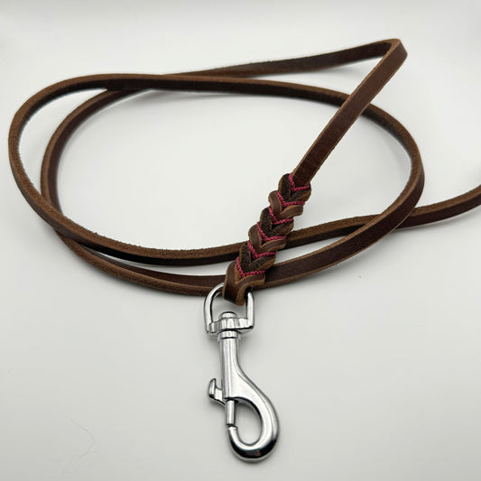 Fettlederleine ohne Handschlaufe