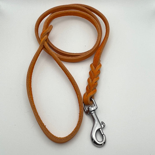 Fettleder Leine mit Handschlaufe