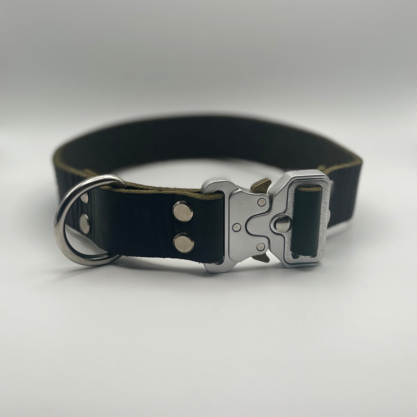 Fettleder Halsband "ILEX" mit Safety Snap